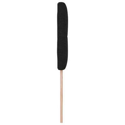 LED-hoofdbord met LED -striplichten Zwart 100 cm Stof