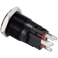 TRU COMPONENTS TC-12647424 Druktoets 250 V/AC 3 A 1x uit/(aan) IP65 Rood Moment Aluminium (geëloxeerd) 1 stuk(s) - thumbnail