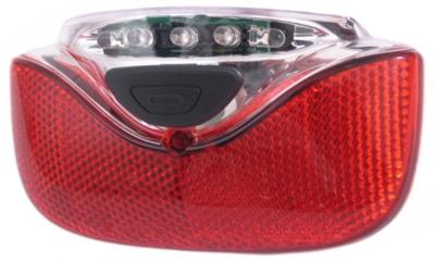 Gazelle innergy achterlicht - rood, transparant, led, 115x65mm, fietsaccu, geschikt voor innergy e-bikes