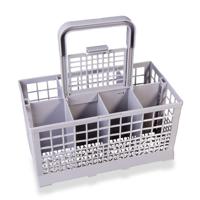 Scanpart bestekmand voor vaatwasser 24x13.5 cm 8-delig grijs - thumbnail