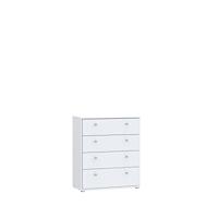 TEMPRA Commode - Matwit - 4 Laden - B 73,7 × D 34,8 × H 85,5 cm - thumbnail