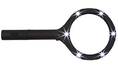 Vergrootglas met licht