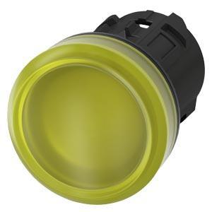 Siemens 3SU1001-6AA30-0AA0 - Indicatielamp, 22 mm, rond, kunststof, amber, lens Siemens 3SU1001-6AA30-0AA0 - Indicatielamp, 22 mm, rond, kunststof, amber, lens