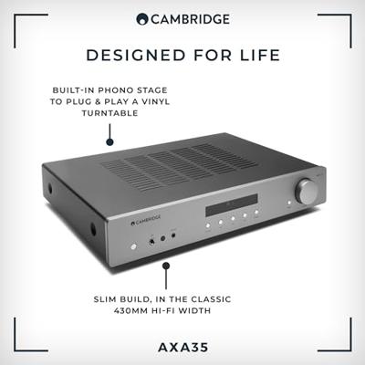 Cambridge Audio: AXA35 Versterker - Grijs