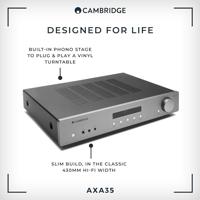 Cambridge Audio: AXA35 Versterker - Grijs - thumbnail