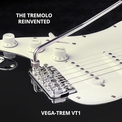 VegaTrem VT1 UltraTrem Standard Stainless Steel Left-Handed brug voor elektrische gitaar