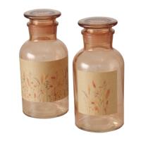 Boltze Home Apothekers fles kornelia h22cm glas - thumbnail