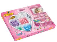 Hama strijkkralenset sieraden maken roze , 2400st. - thumbnail