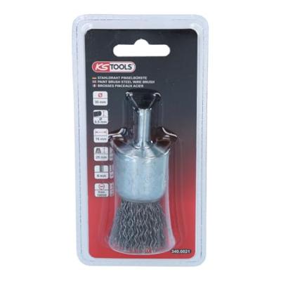 KS Tools 340.0021 Staaldraad penseelborstel 0,5 mm, Ø 30 mm