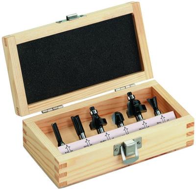 Metabo 631040000 Freesset Schachtdiameter 8 mm 6-delig