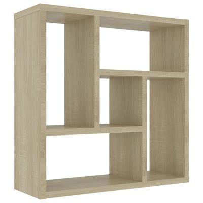 VidaXL Wandschap 45x16x45 cm bewerkt hout sonoma eikenkleurig VidaXL Wandschap 45x16x45 cm bewerkt hout sonoma eikenkleurig
