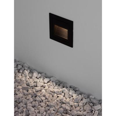 Lyora Vierkante inbouwlampMono zwart - 9026145