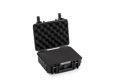 B&W outdoor.cases type 1000 zwart + plukschuim