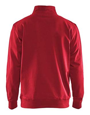Blåkläder Sweatshirt bicolour met halve rits 33531158 | Rood/Zwart | Maat S - 7330509596975 Blåkläder Sweatshirt bicolour met halve rits 33531158 | Rood/Zwart | Maat S - 7330509596975