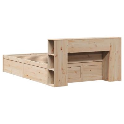 Bedframe zonder matras massief grenenhout 200x200 cm