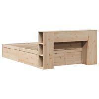Bedframe zonder matras massief grenenhout 200x200 cm - thumbnail
