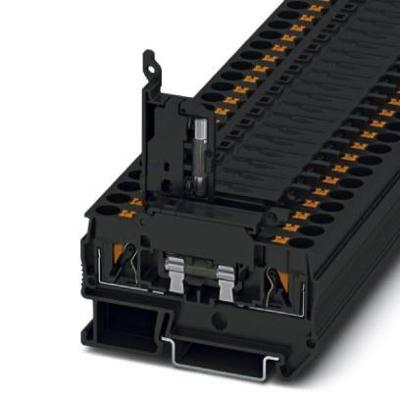 Phoenix Contact 3270200 Zekeringsdoorvoerklem 8.2 mm Push-Lock-veeraansluiting Zwart 50 stuk(s)