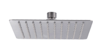 UFO Luxe hoofddouche vierkant 20 cm Ultra plat RVS 304 - thumbnail