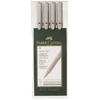 Faber Castell FC-166004 Tekenpen Ecco Pigment 4-delig Etui - thumbnail