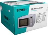 Etna CMV334RVS Combimagnetron Grijs - thumbnail