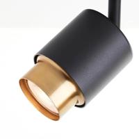 Brilliant 3-lichts opbouwspotCovelo zwart met goud - G04916/86 - thumbnail