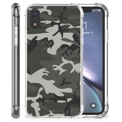 Apple iPhone Xr Doorzichtige Silicone Hoesje Army Light Apple iPhone Xr Doorzichtige Silicone Hoesje Army Light
