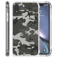 Apple iPhone Xr Doorzichtige Silicone Hoesje Army Light - thumbnail