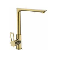 Wastafelkraan Sanimar Lagos Geborsteld Messing - thumbnail