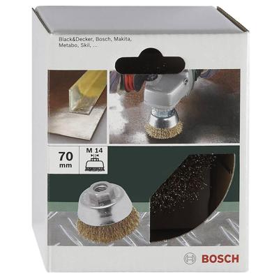 Bosch Accessoires Komstaalborstel Gegolfde draad | Ø70 mm | M14 - 2609256500