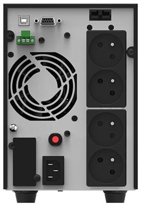 PowerWalker VFI 2000 AT FR Dubbele conversie (online) 2 kVA 1800 W 4 AC-uitgang(en)