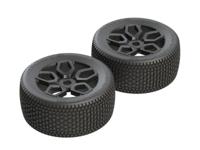 Dboots Exabyt NT Tire Set Glued Black 2pcs (AR550026) - thumbnail