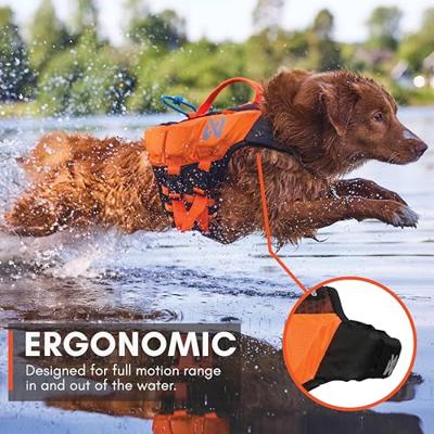 Non-stop Dogwear Protector Reddingsvest (Zwart/Oranje, 2)