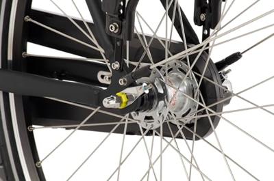 AMIGO E Lagos T2 28 Inch 50 cm Dames 3V V Brakes Matzwart AMIGO E Lagos T2 28 Inch 50 cm Dames 3V V Brakes Matzwart