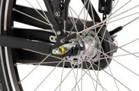AMIGO E Lagos T2 28 Inch 50 cm Dames 3V V Brakes Matzwart - thumbnail