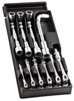 Facom module 10 gebogen open pijpsleutels ogv, 6 kant - MOD.75-1PB - thumbnail