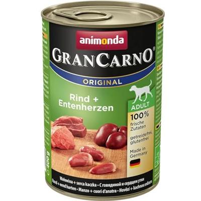ANIMONDA GranCarno Adult Beef and duck hearts - nat hondenvoer - 400g