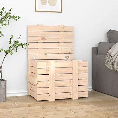 VidaXL Opbergbox 58x40,5x42 cm massief grenenhout VidaXL Opbergbox 58x40,5x42 cm massief grenenhout