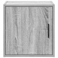 VidaXL Garagewandkasten 2 st spaanplaat sonoma grijs - thumbnail