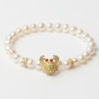 Lancaster JLA-BR-CRAB-6-WH 16 mm Dames armband - thumbnail