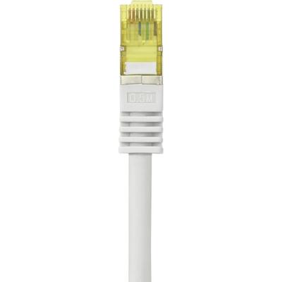 Renkforce RF-4149867 RJ45 Netwerkkabel, patchkabel CAT 6a (losse kabel CAT 7) S/FTP 3.00 m Grijs Snagless, Vlambestendig 1 stuk(s)