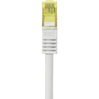 Renkforce RF-4149858 RJ45 Netwerkkabel, patchkabel CAT 6a (losse kabel CAT 7) S/FTP 0.25 m Grijs Snagless, Vlambestendig 1 stuk(s) - thumbnail