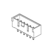 Molex 353120460 Male header, inbouw (standaard) Totaal aantal polen: 4 Rastermaat: 2.50 mm Inhoud: 1 stuk(s) Bulk - thumbnail