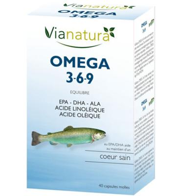 Vianatura Omega 3 6 9 40 Capsules Vianatura Omega 3 6 9 40 Capsules