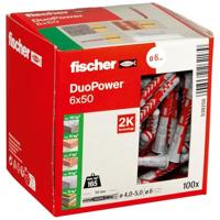 Fischer 538250 DUOPOWER 6x50 LD 2-componenten plug 50 mm 6 mm 100 stuk(s) - thumbnail
