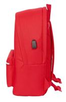 Rugtas voor Laptop en Tablet met USB Uitgang Sevilla Fútbol Club Rood 31 x 44 x 18 cm - thumbnail