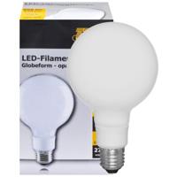 Opale globe LED lamp 5,5W 608 lumen E27 2700K warm wit 15,7cm hoog dimbaar - thumbnail