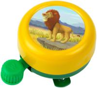WIDEK kinder fietsbel "animals kingdom" bell animals kingdom yellow - thumbnail