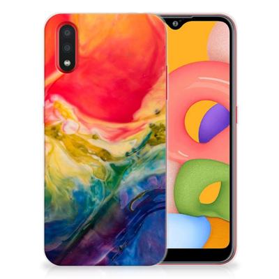 Smartphone hoesje Samsung Galaxy A01 Watercolor Dark Smartphone hoesje Samsung Galaxy A01 Watercolor Dark