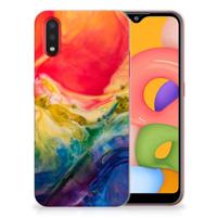 Smartphone hoesje Samsung Galaxy A01 Watercolor Dark - thumbnail