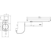 Deurdranger m/vrijl.TS5000EFS 3-6 deurbl.mont - thumbnail